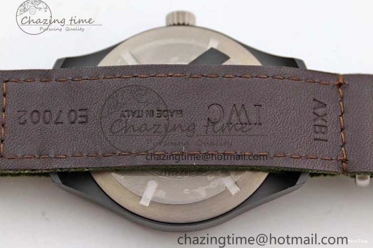 MIROTIME 0119 Packable Mark XVIII ‘TOPGUN SFTI’ Ceramic M+F Best Edition Black Dial on Green Nylon Strap 7048